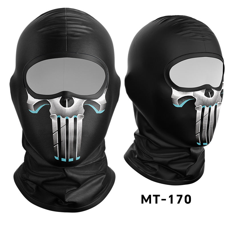 Cycling Windproof Hood Sunscreen Ice Silk Fabric