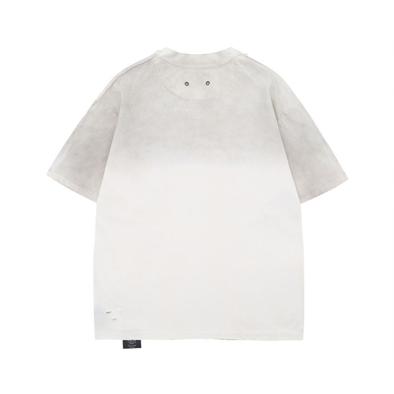 US drip outfits Summer Vintage Casual Loose Short Sleeve T-Shirts