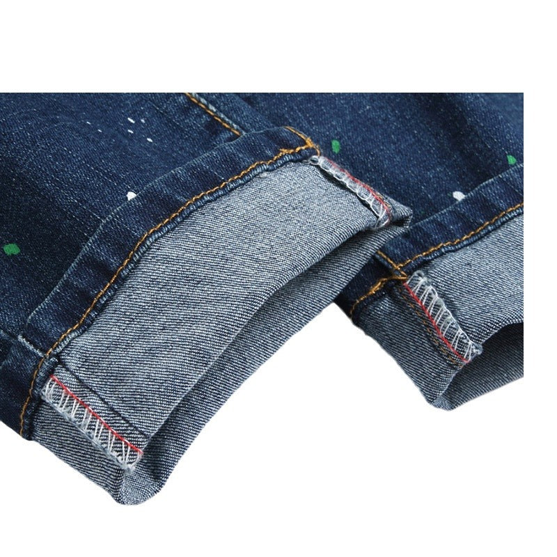 1990 Fashion Jeans Denim Trousers Autumn Casual Denim Trousers