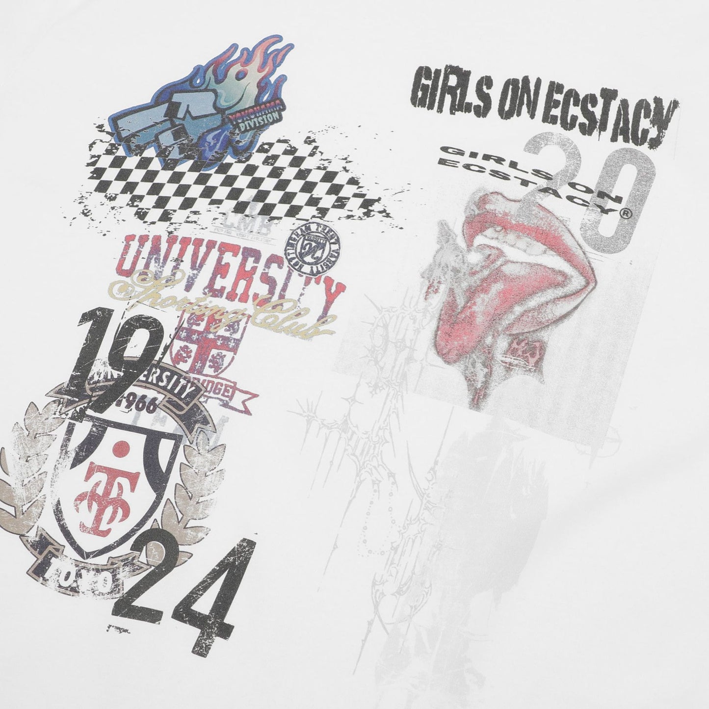 Hip hop shirt vintage t-shirt short sleeve loose character print