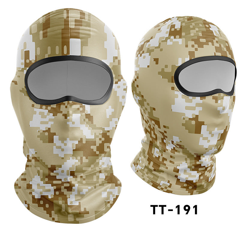 Cycling Windproof Hood Dust and Sun Protection Summer Camouflage Mask