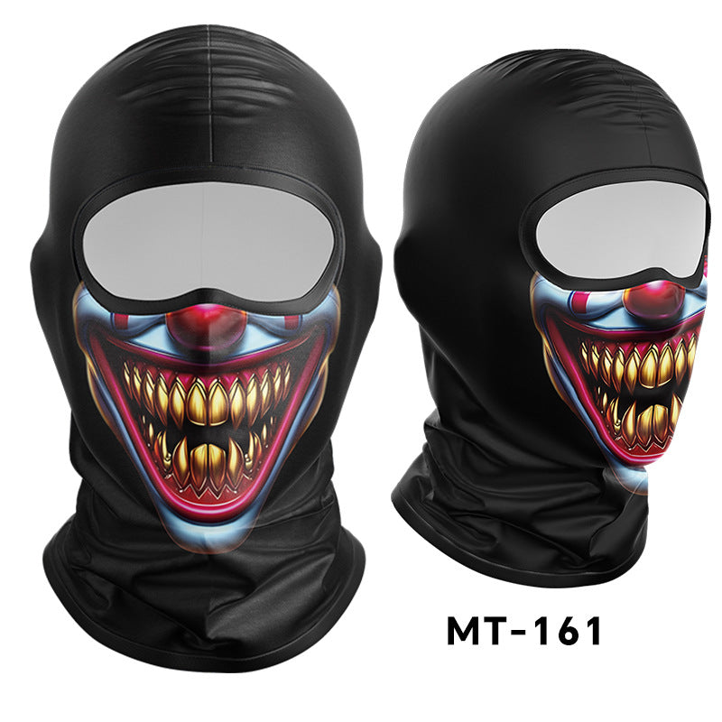 Cycling Windproof Hood Sunscreen Ice Silk Fabric