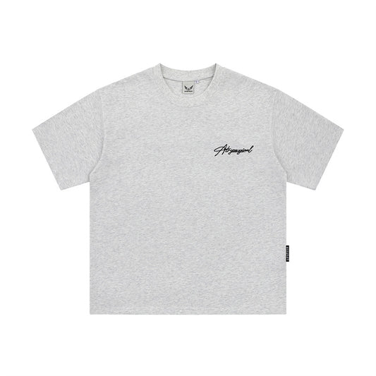 Camisas Retros Embroidered Short Sleeve Loose T-Shirt