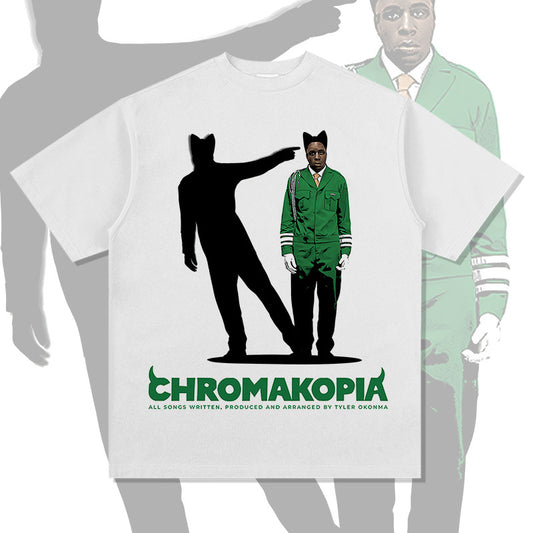 Marcas streetwear usa hip hop tyler creator tyler print short sleeve t-shirt