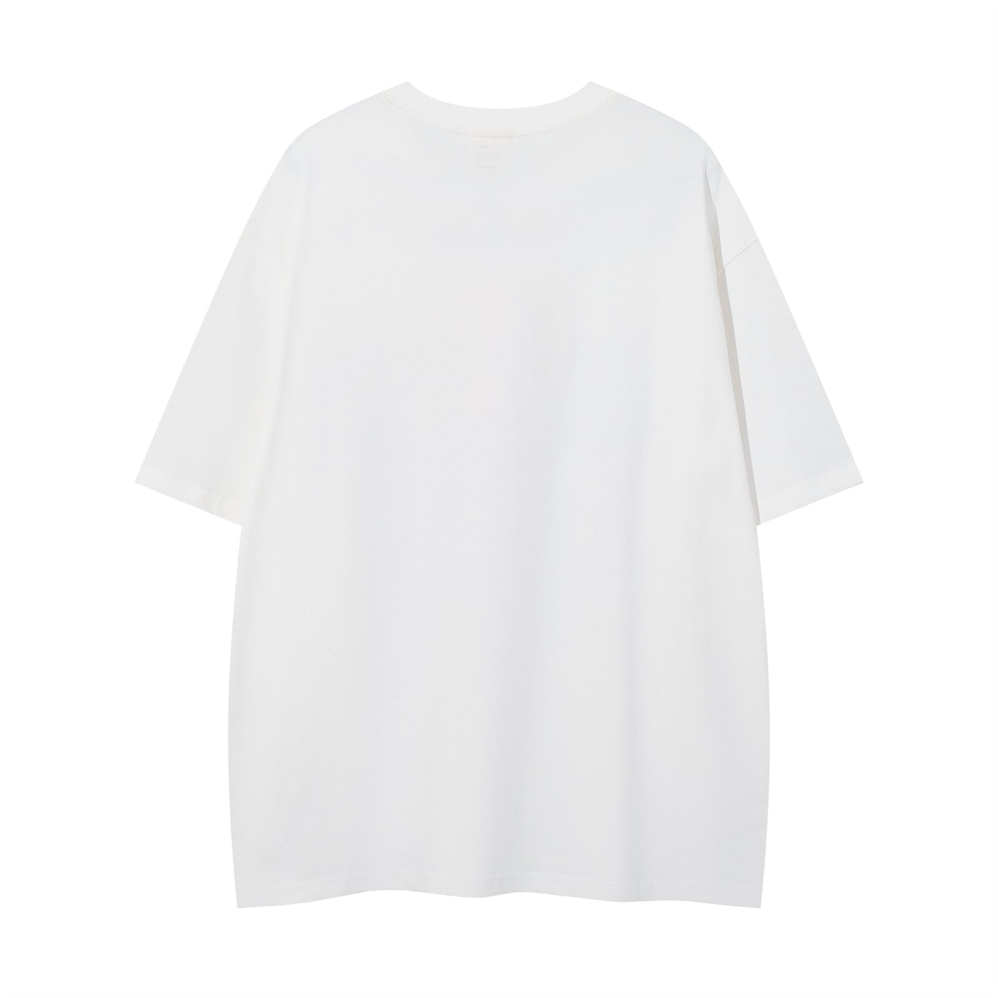 Distorted vintage short-sleeved t-shirt summer loose casual top