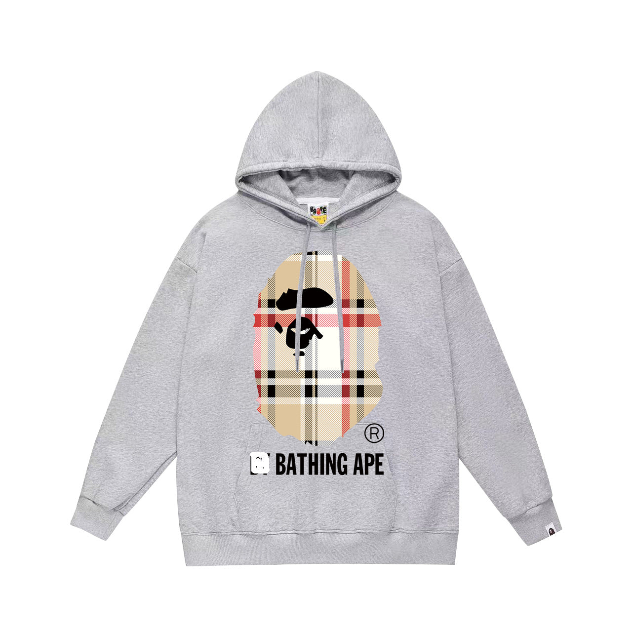 Ape Hoodie Autumn/Winter Letter Print Loose Hoodie Pullover Ape Sweater