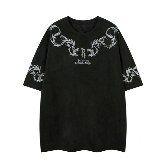 Vestimenta De Los 90 Summer Short Sleeve T-Shirt Embroidered Short Sleeve T-Shirt
