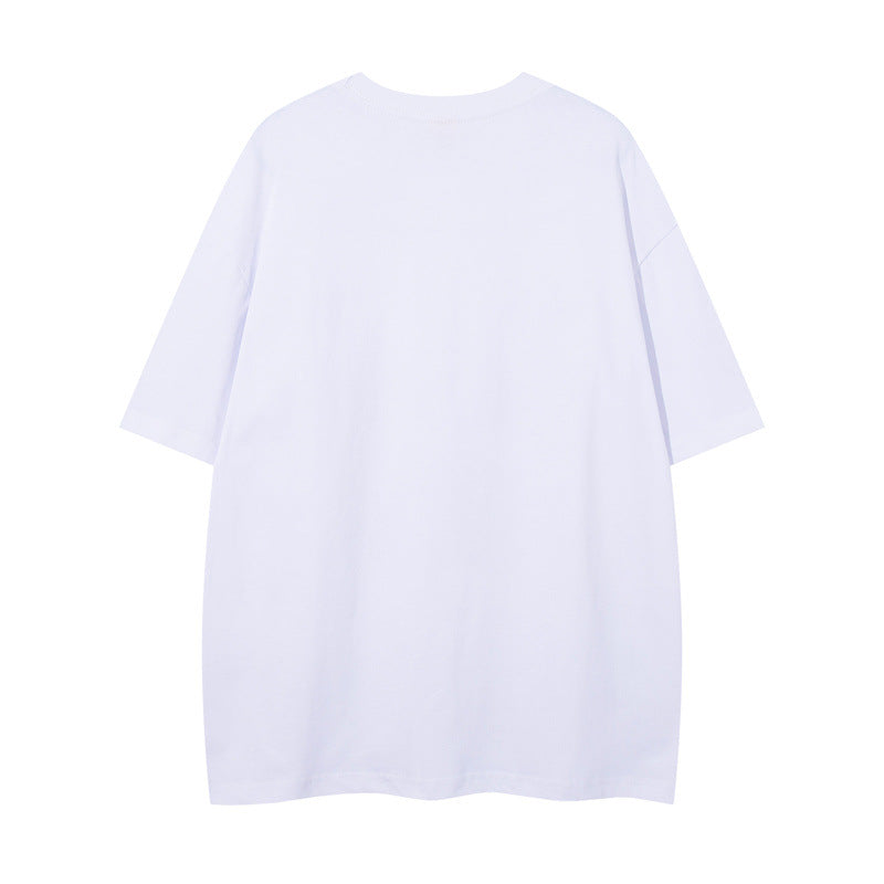 US drip outfits Summer Vintage Casual Loose Short Sleeve T-Shirts