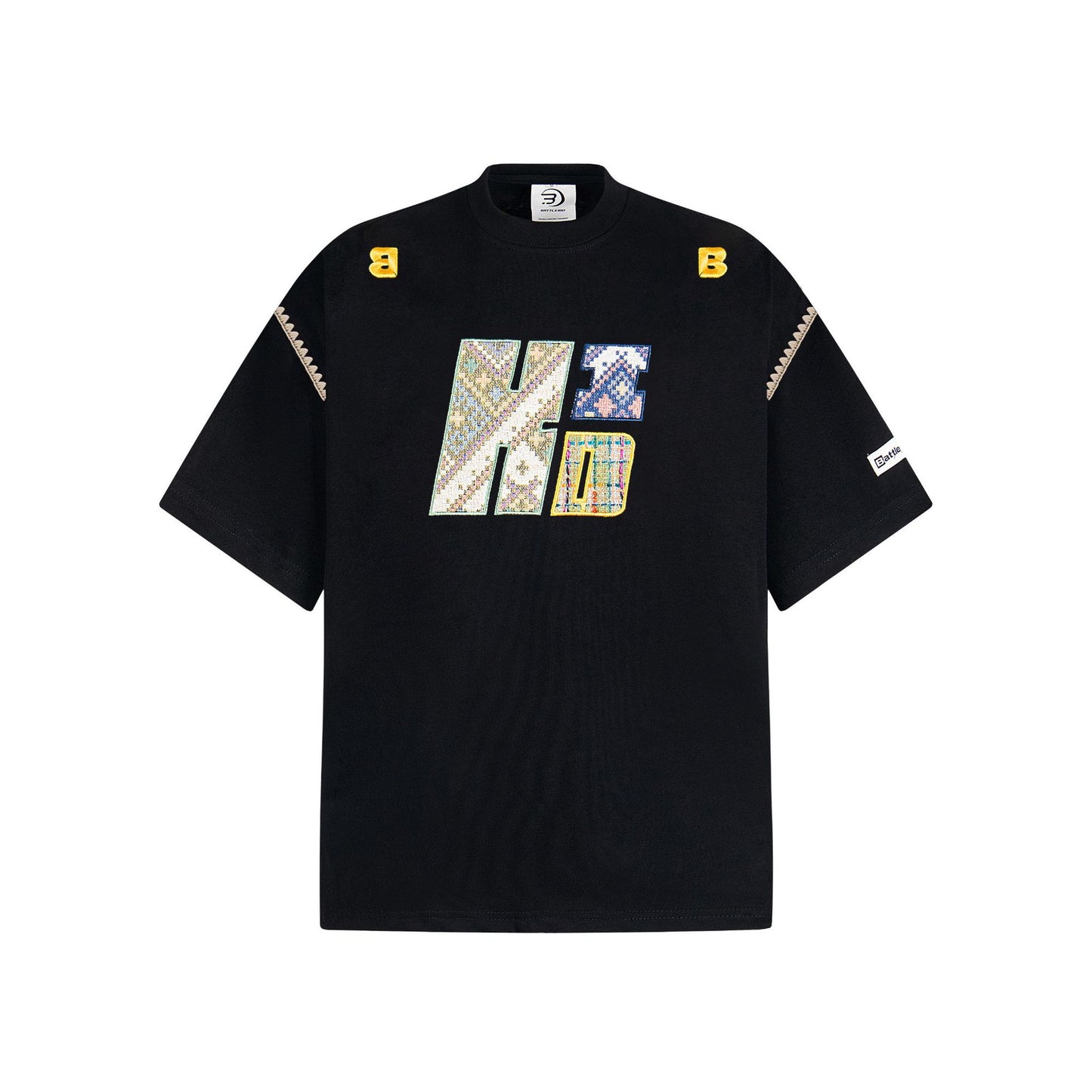 Hip Hop Clothes New York Embroidered Printed Short Sleeve T-Shirt Summer Loose Casual Top