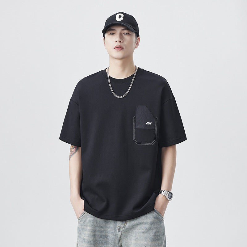 Mens T-shirts Short Sleeves Loose