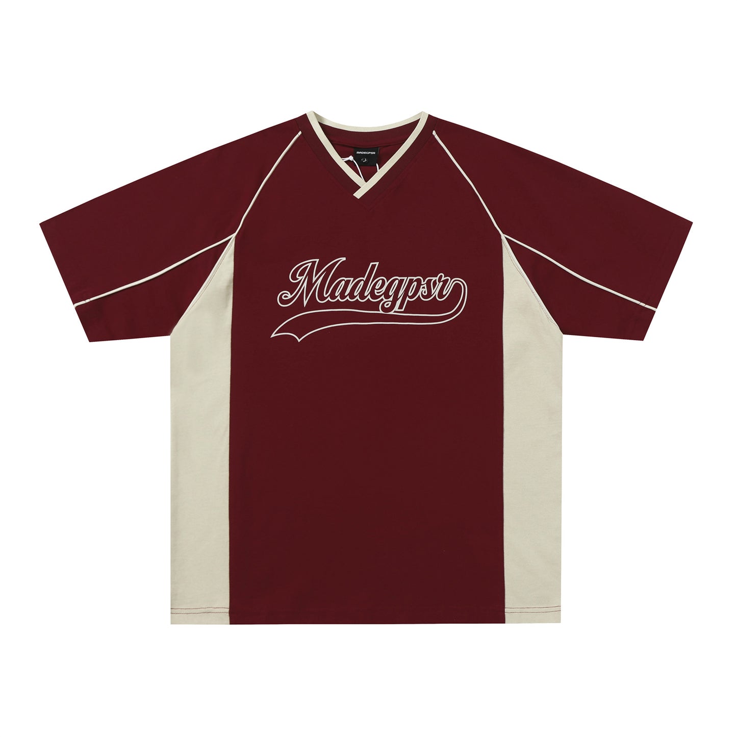 Vintage tarz t shirt vintage v-neck short sleeve loose t-shirt