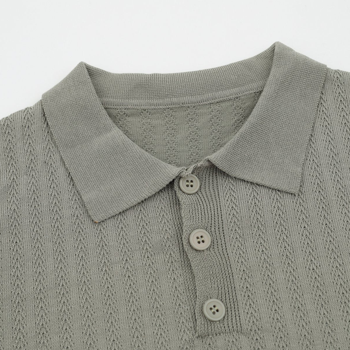 Hip hop clothing new york summer short-sleeved vintage knitted polo shirt lapel t-shirt
