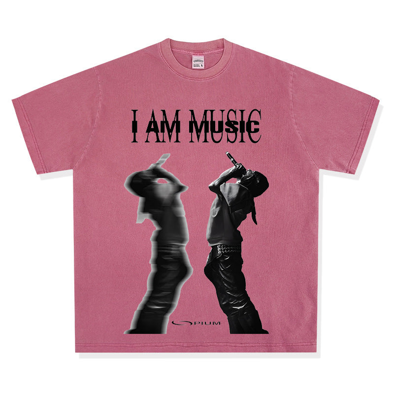 New york hip hop shop vintage hip hop playbois carti print short sleeve t-shirt