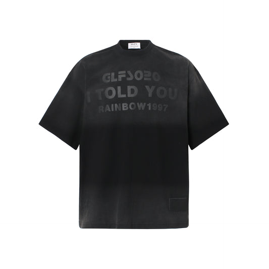 Unisex T-shirts summer wash print