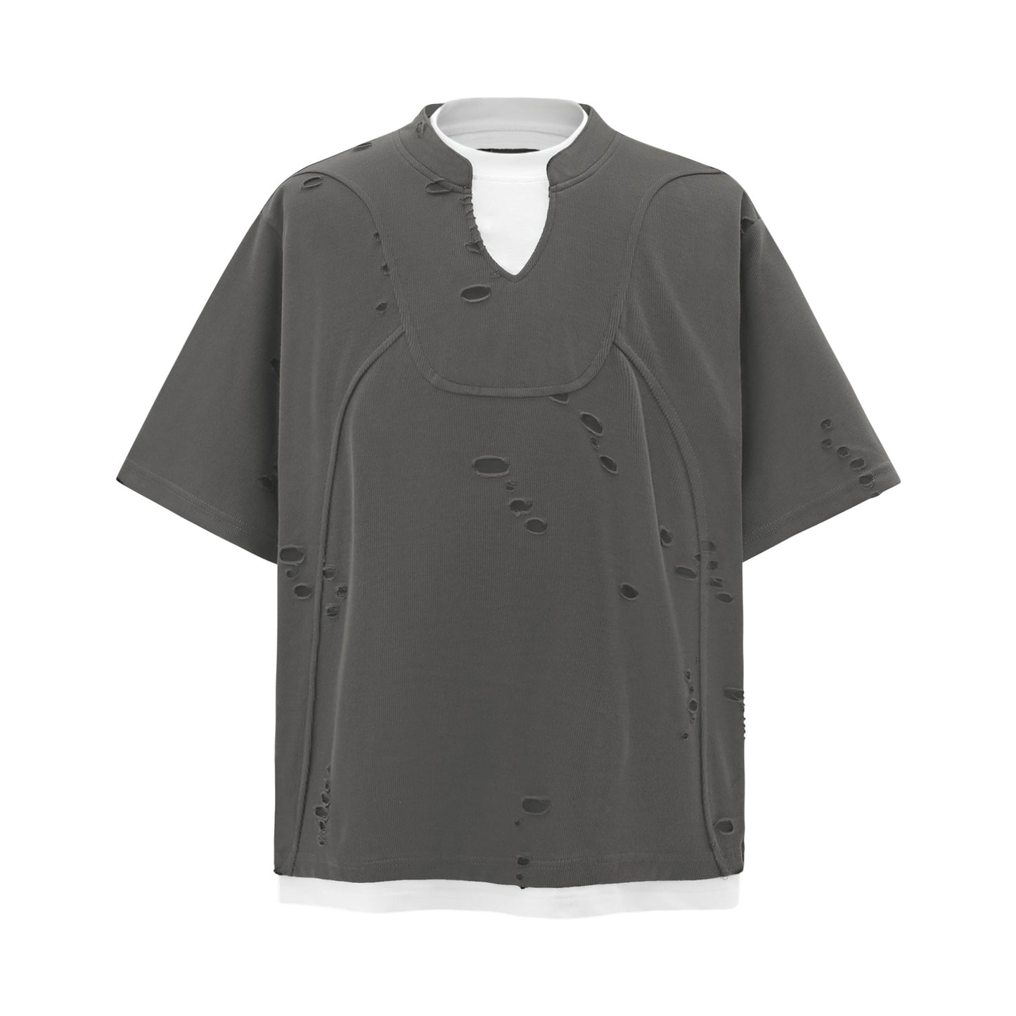 Unisex T-shirts Premium Sense Ripped T-shirts