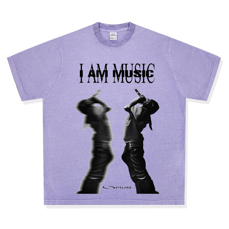 New york hip hop shop vintage hip hop playbois carti print short sleeve t-shirt