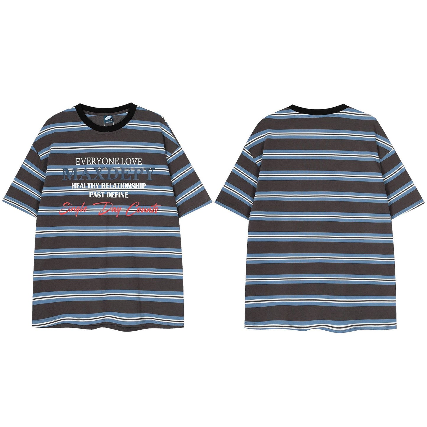 US drip outfits Summer Vintage Casual Loose Short Sleeve T-Shirts