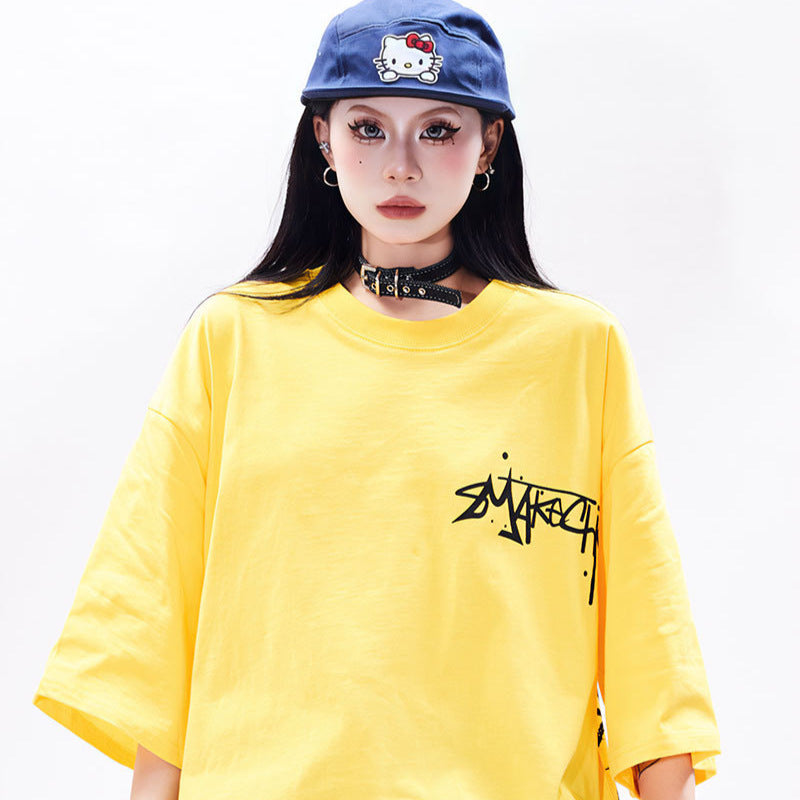 Marcas De Streetwear Short Sleeve T-Shirt Vintage Casual Top