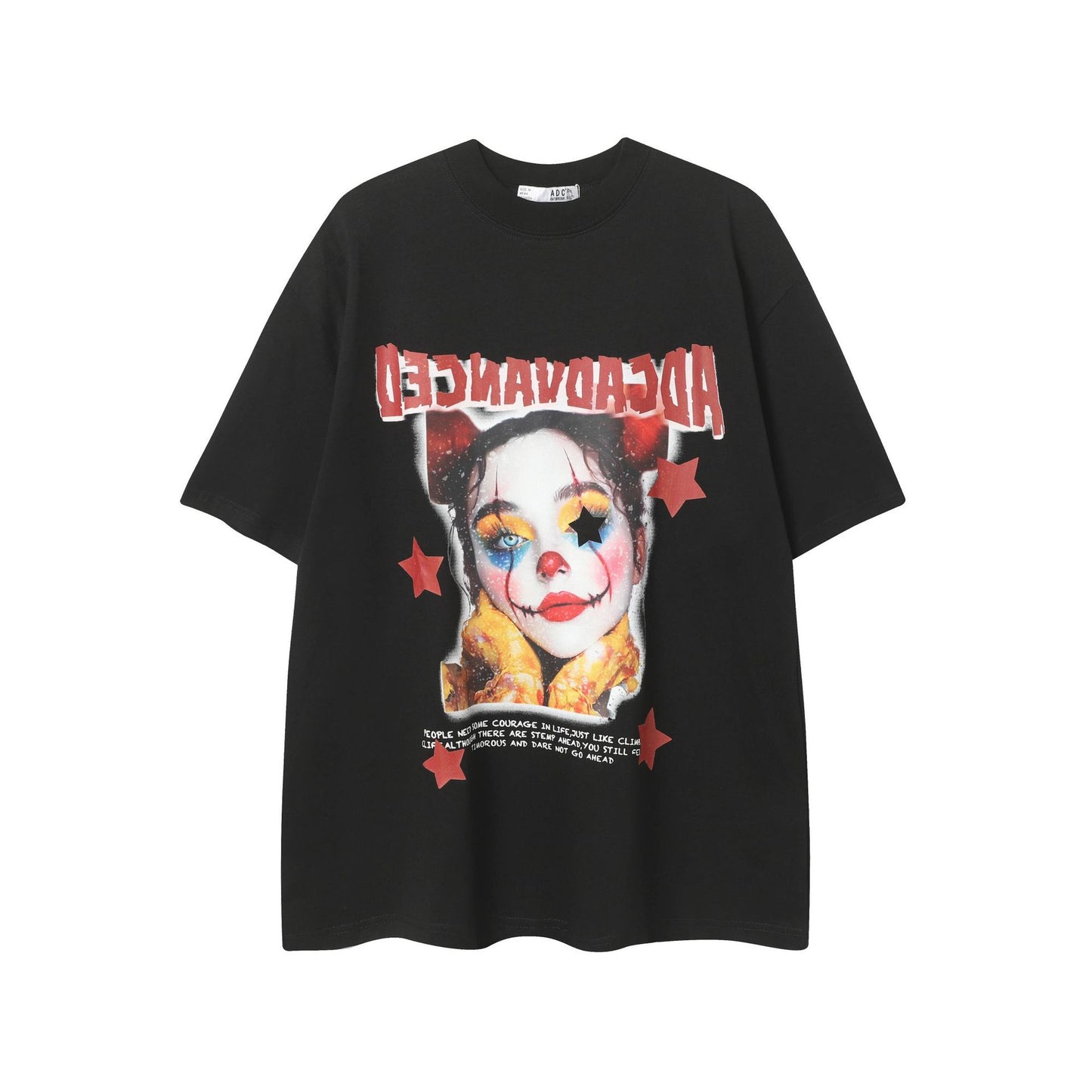 Remeras rock nacional summer short sleeve vintage graffiti clown t-shirt