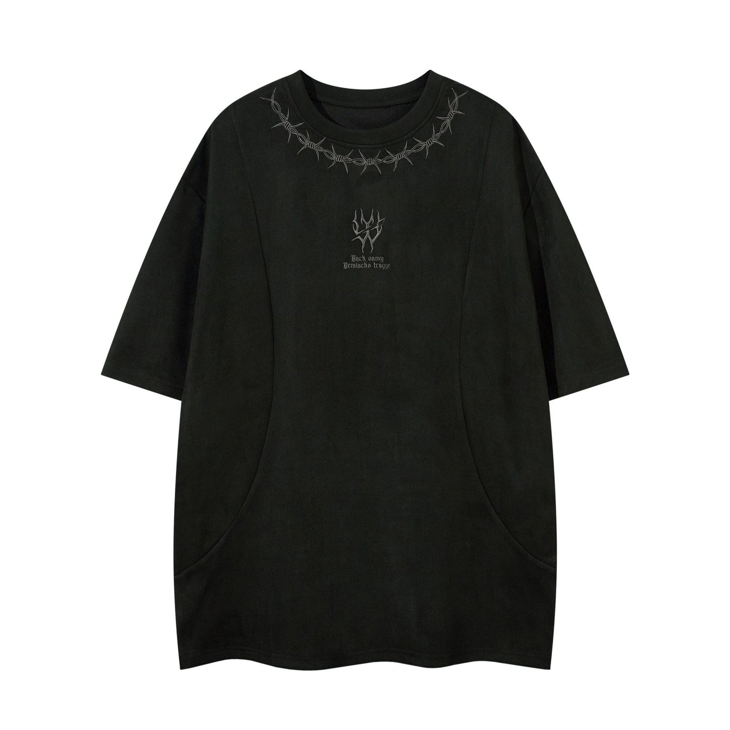 Hip hop shirt summer embroidery t-shirt short sleeve