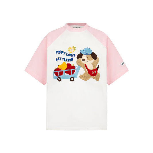 Hip hop shirt retro cartoon bear short sleeve t-shirt