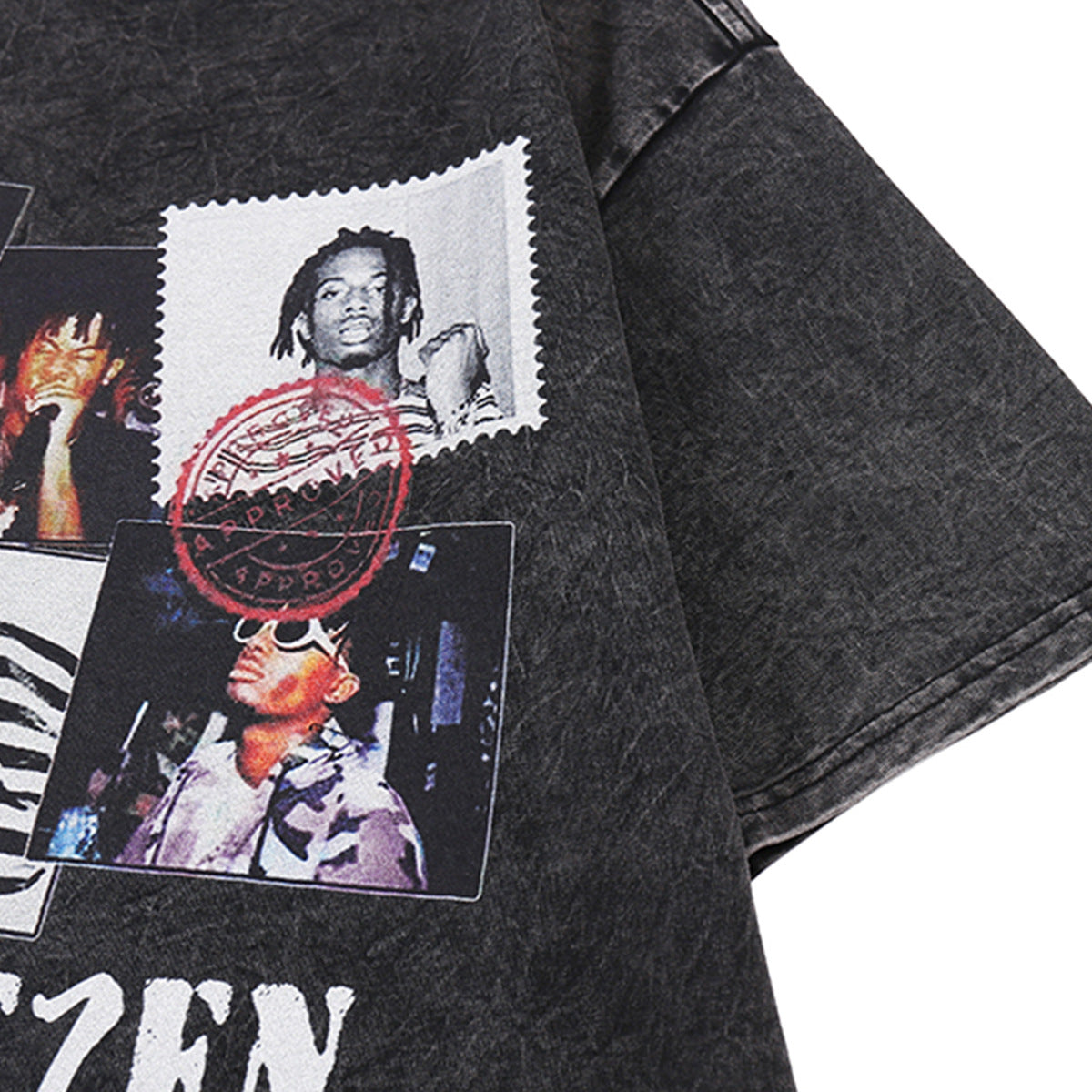 Hip hop clothing new york summer retro hip hop washed old t-shirt short sleeve