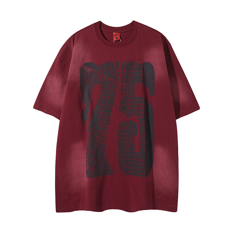 New York Hip Hop Style Loose Short Sleeve T-Shirt Summer Casual Top