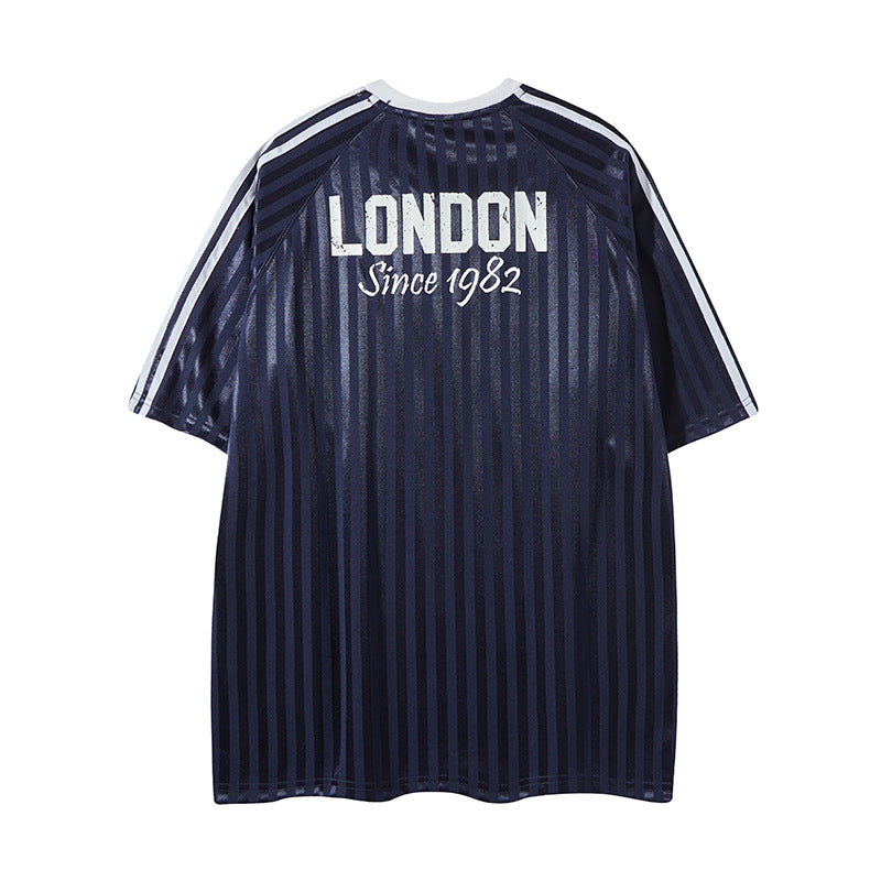 Nyc 1990 Shirt Vintage Alphabet Print Long Sleeve T-Shirt Jersey