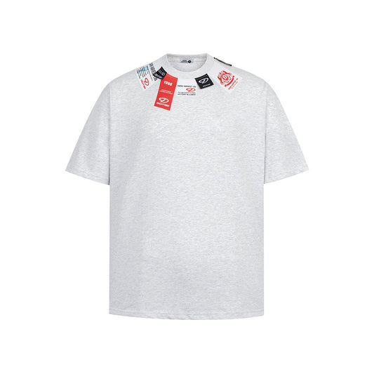 Nostalgia T Shirts Vintage Short Sleeve T-Shirt Crew Neck Top