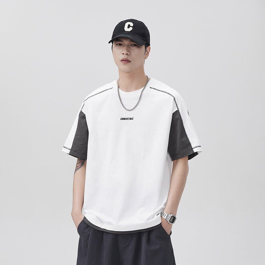 Mens T-shirts Summer Loose Short Sleeves