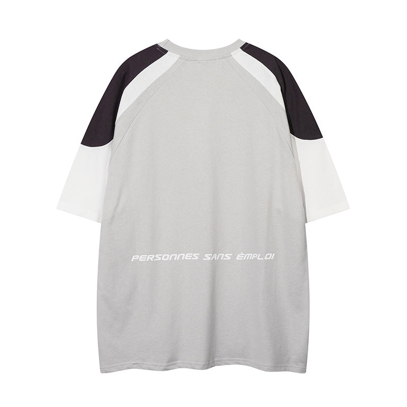 Racing oversized t shirt cleanfit racing short sleeve t-shirt