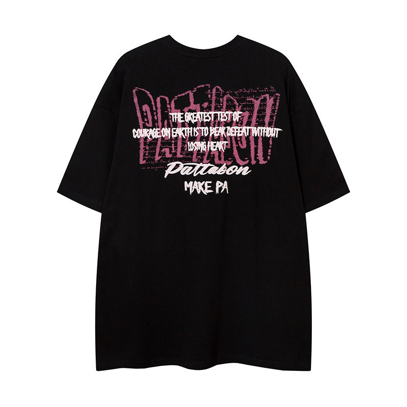 Hip Hop Clothes New York Short Sleeve T-Shirt Loose Oversize Top