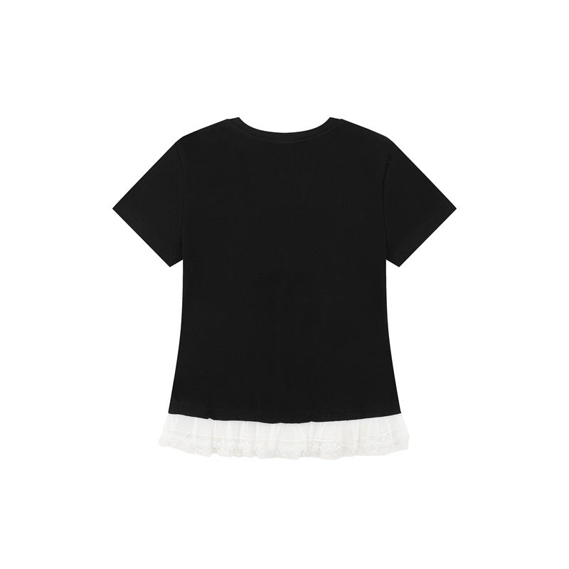 US drip outfits Summer Vintage Casual Loose Short Sleeve T-Shirts