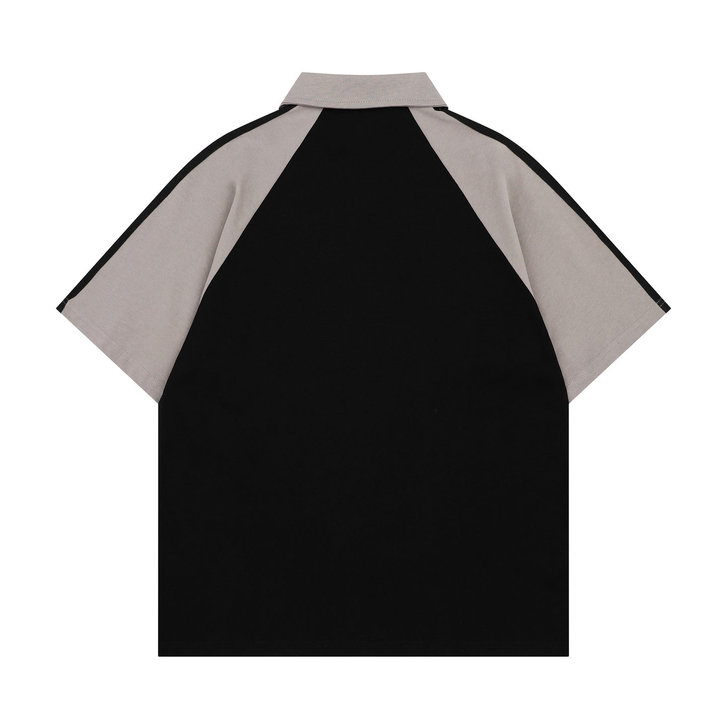 Hip Hop Clothing Summer Vintage Embroidered POLO Shirt Lapel T-Shirt