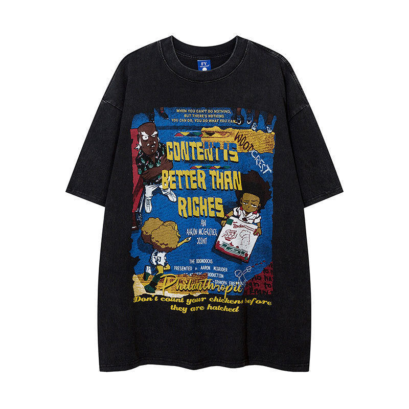 Hip Hop Clothes New York Hip Hop Summer Short Sleeve T-Shirt