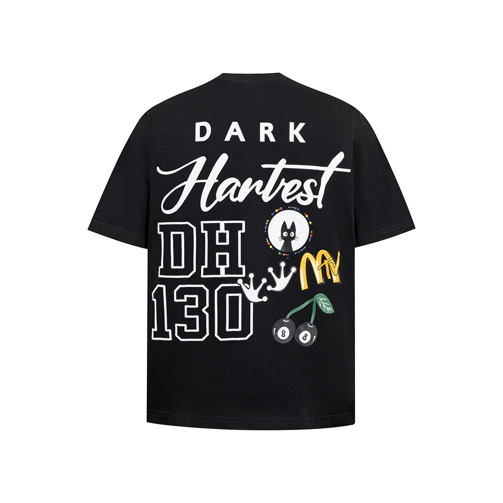 New York Hip Hop Style Pussy Short Sleeve T-Shirt Summer Loose Oversize