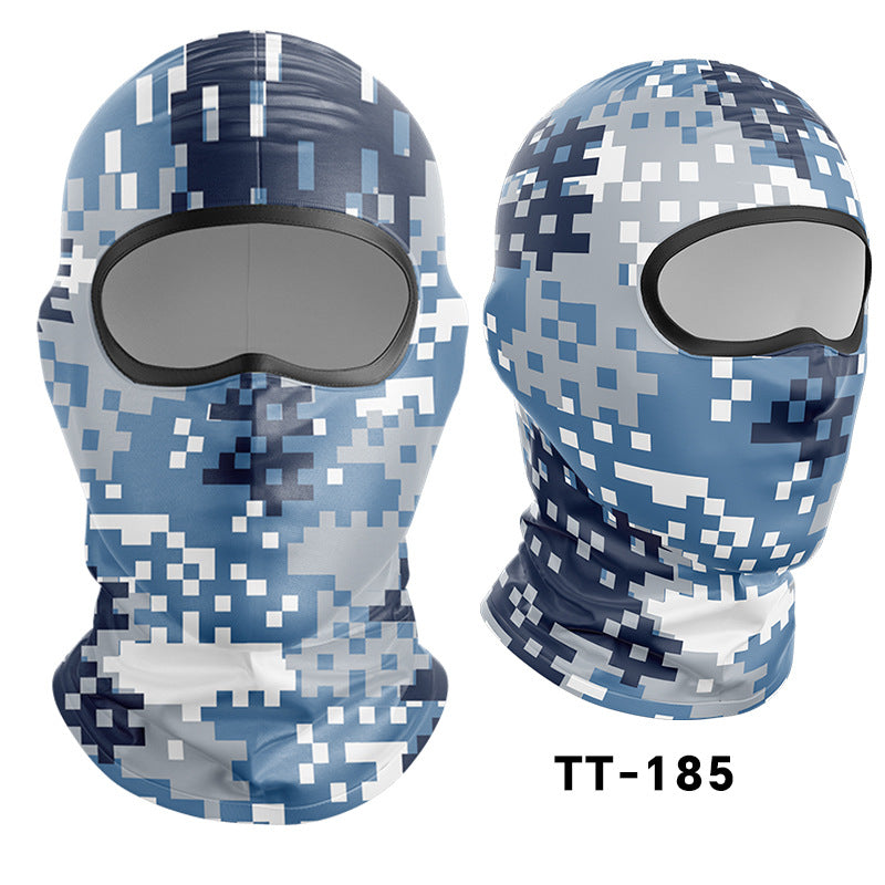 Cycling Windproof Hood Dust and Sun Protection Summer Camouflage Mask