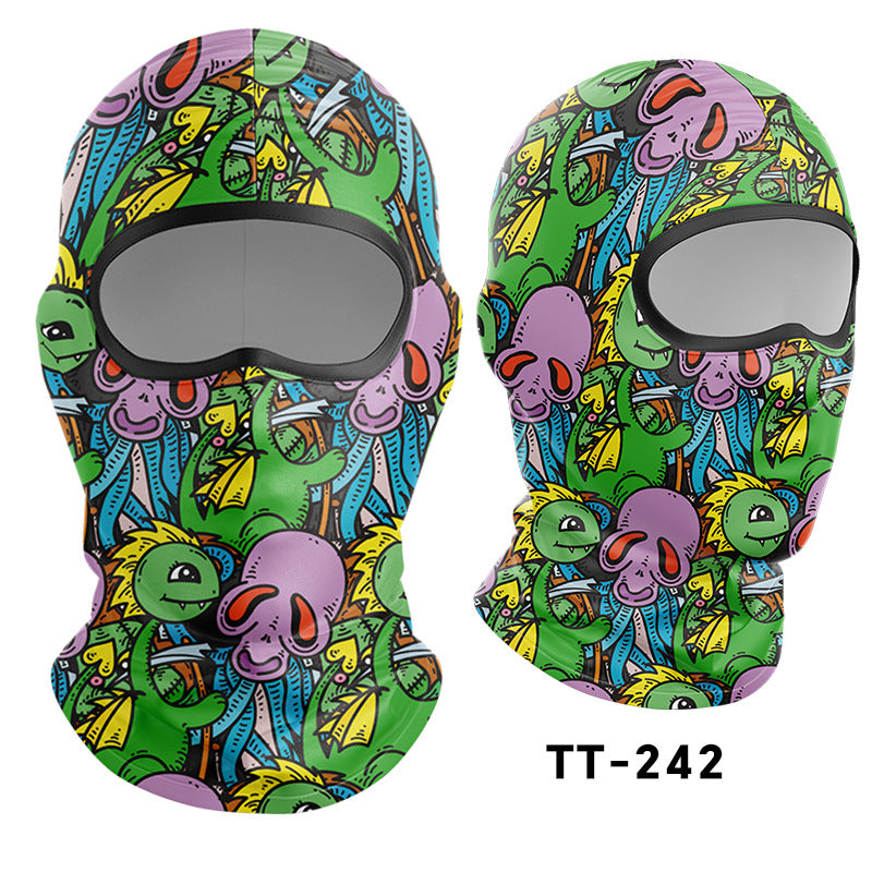 Cycling Windproof Hood Sunscreen Ice Silk Headgear