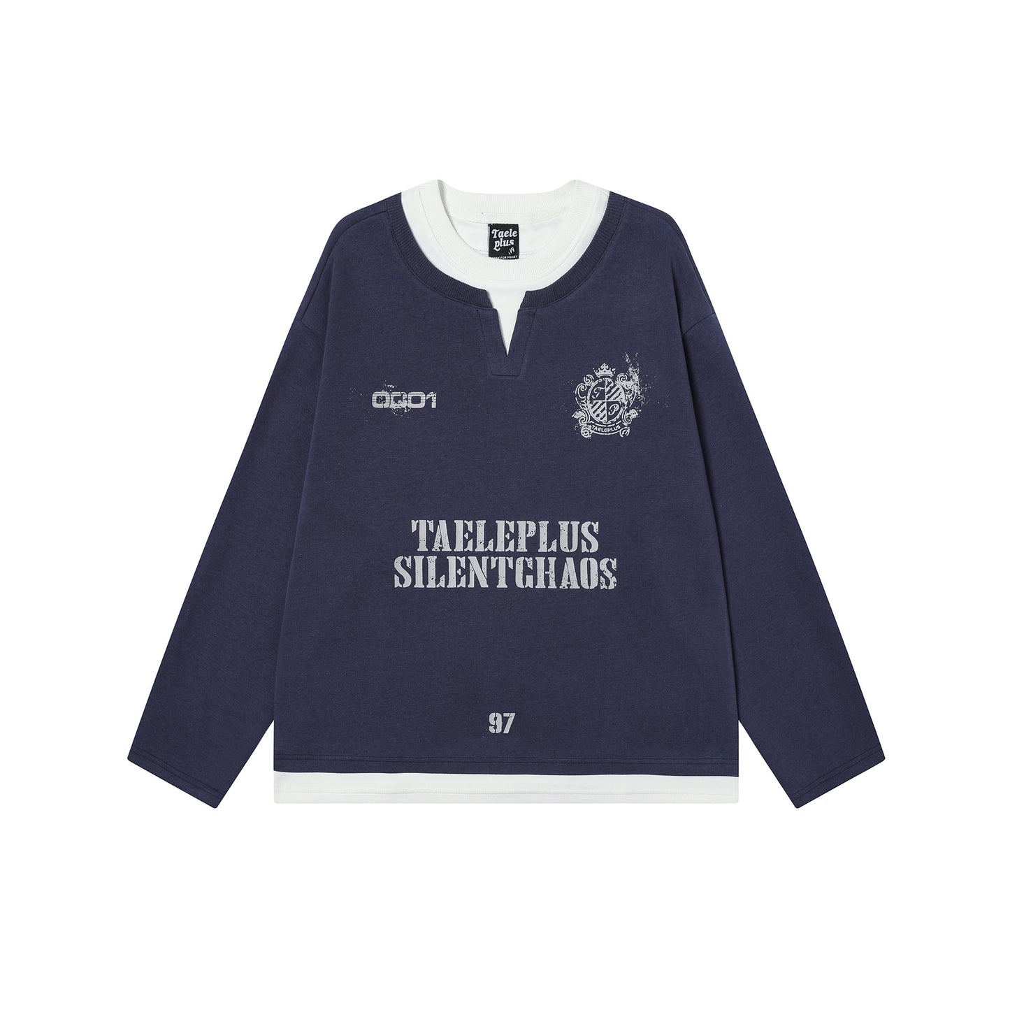 Hip Hop Clothing Vintage Graffiti Long Sleeve T-Shirt