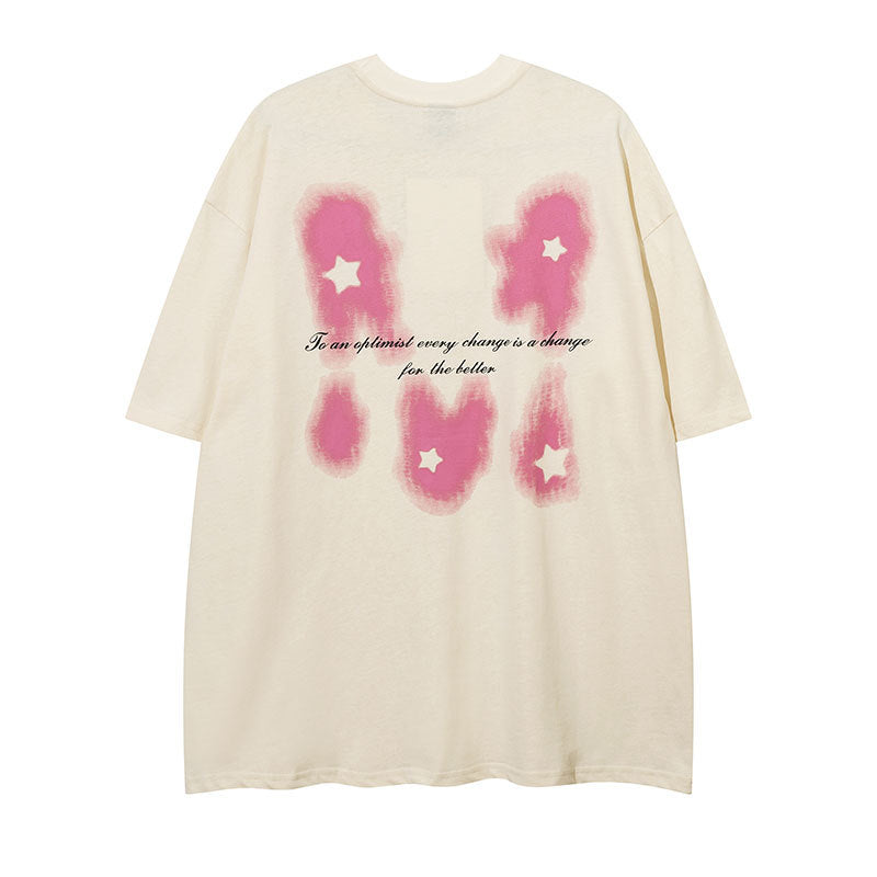 Vintage Tišö Rt Necklace Printed Short Sleeve T-Shirt