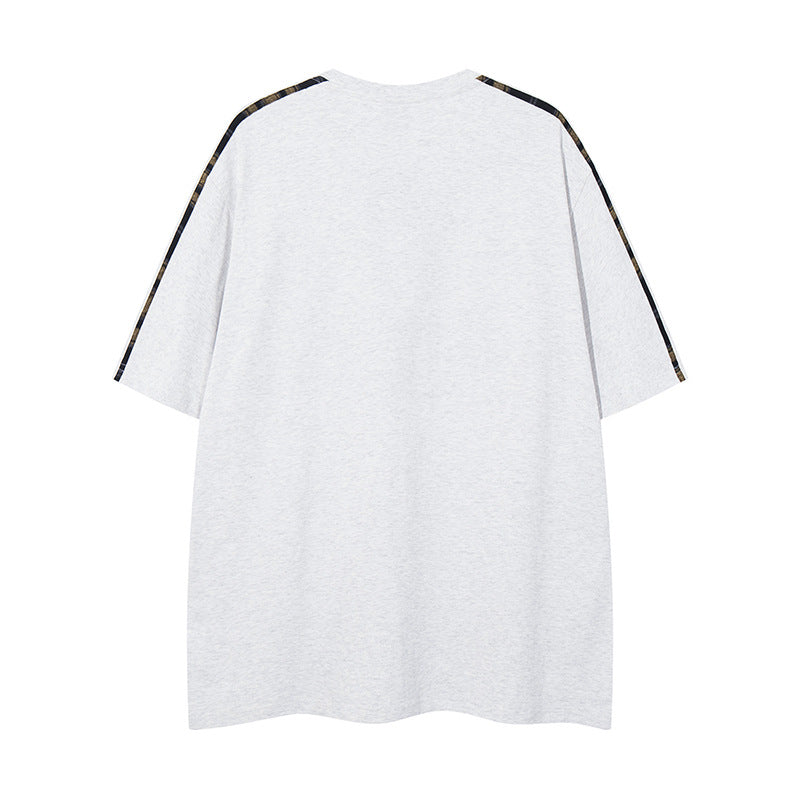 Nyc T Shirt Vintage Embroidery Short Sleeve T-Shirt Summer Loose Oversize T-Shirt