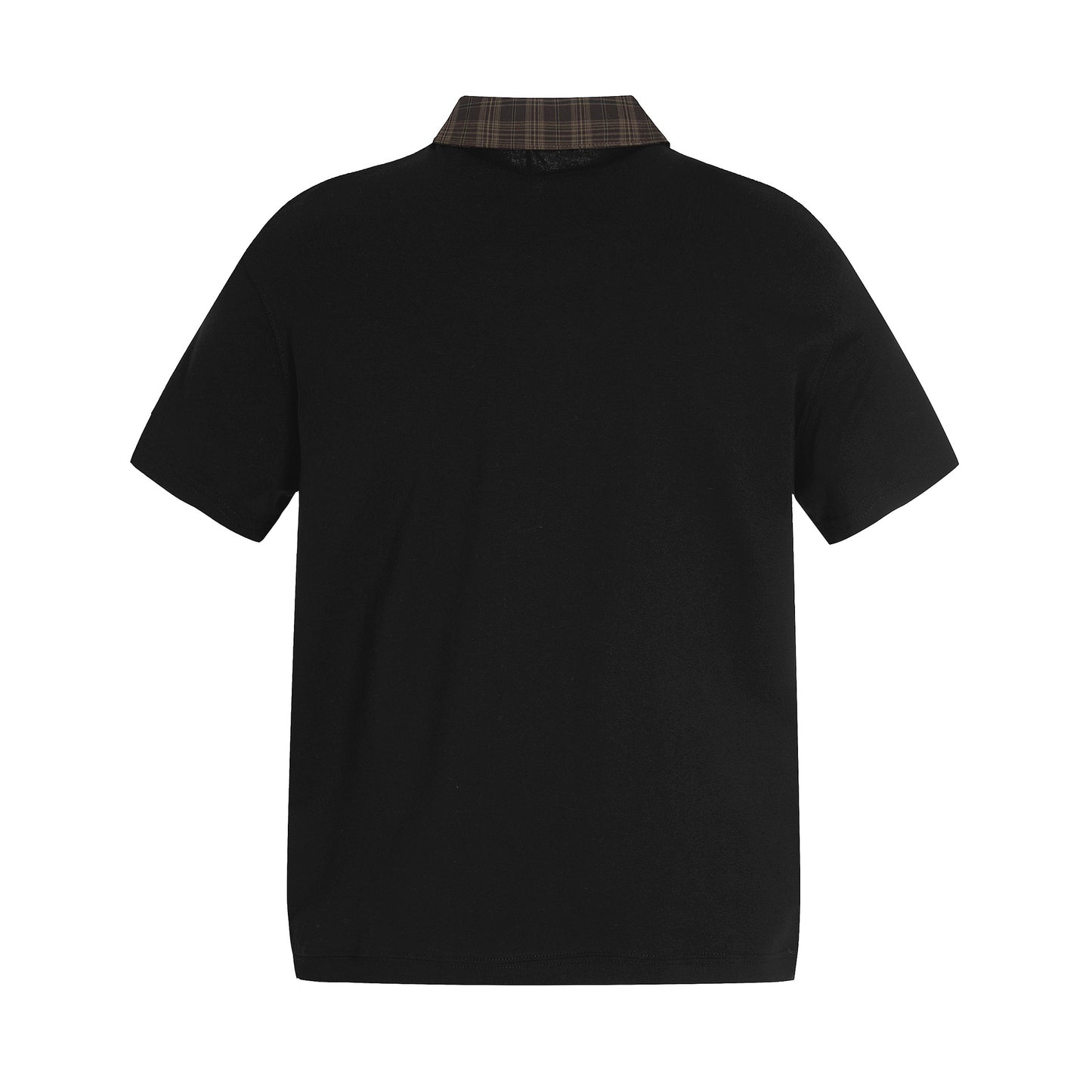 Casual Street Wear Lapel Short Sleeve Polo Shirt Loose Casual Top