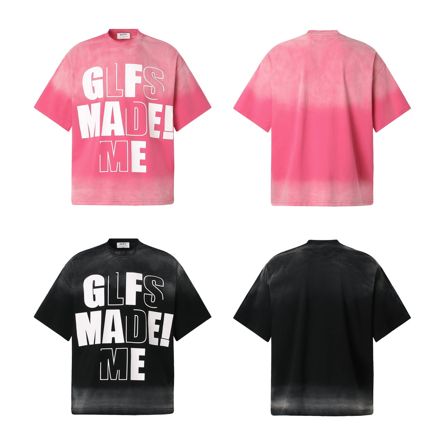 Vintage tarz t shirt gradual change short sleeve t-shirt summer oversize casual top