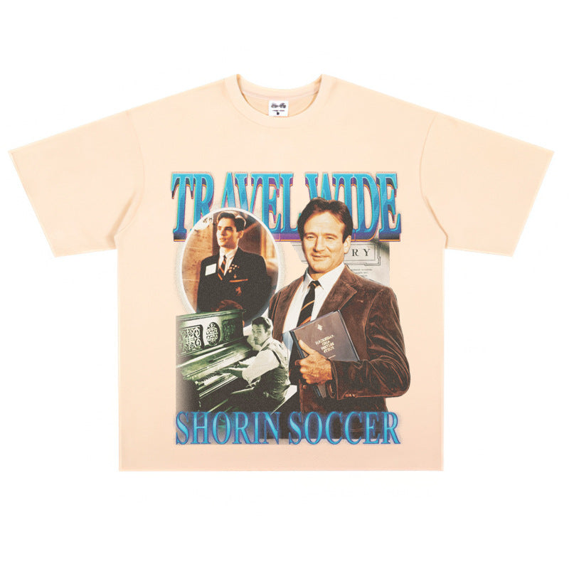 Film Star T Shirt Movie Dead Society Loose Retro Street Cotton T-shirt Men and Women