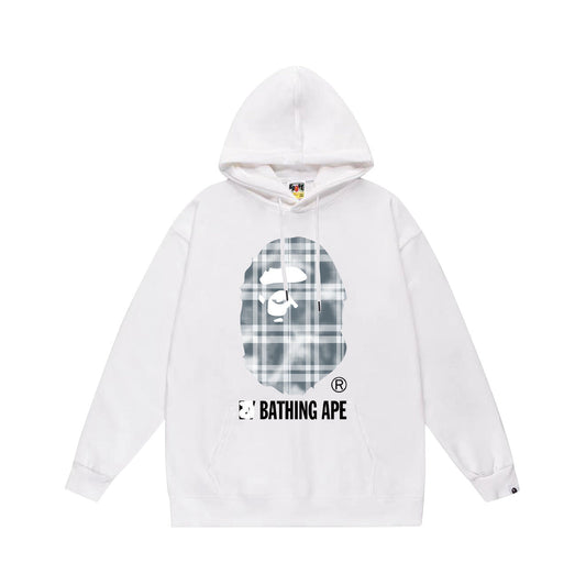 Ape Hoodie Autumn/Winter Letter Print Loose Hoodie Pullover Ape Sweater