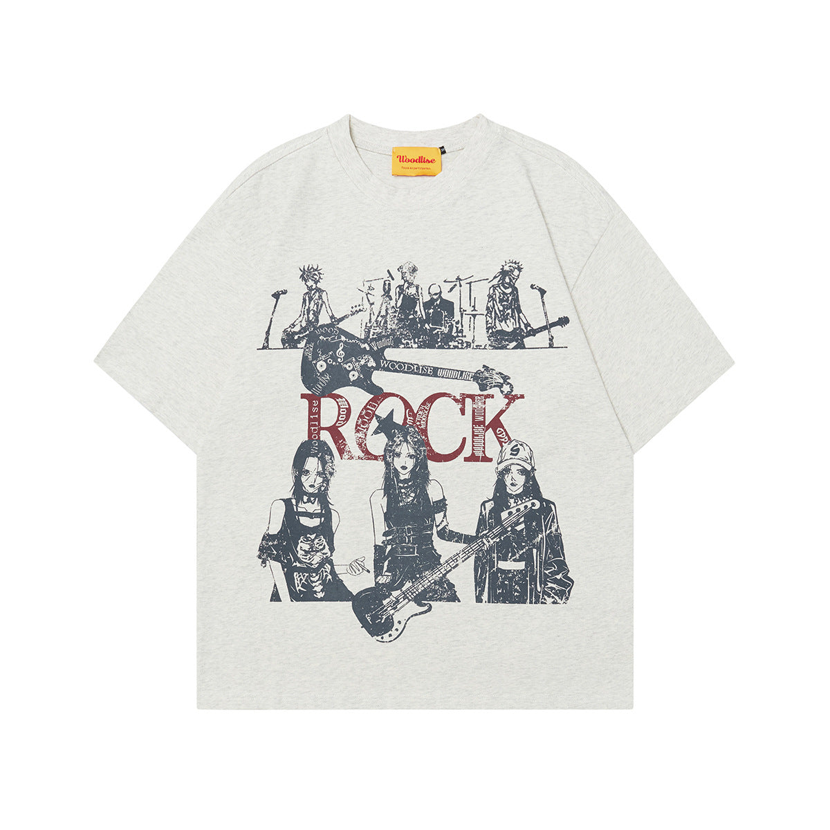 90s West Coast Hip Hop Fashion T Shirts Vintage Hip Hop Rock Teen Band Print T-Shirt