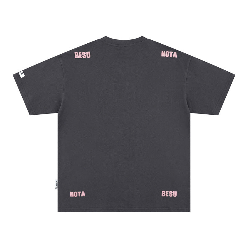 Camisetas streetwear Summer Vintage Casual Loose Short Sleeve T-Shirt