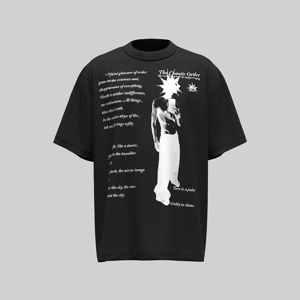 Hustle vintage summer hip hop character print t-shirt