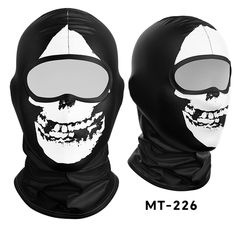 Cycling Windproof Hood Breathable Sunscreen Windproof Men's and Women's Ice Silk Fabric Lining Cap