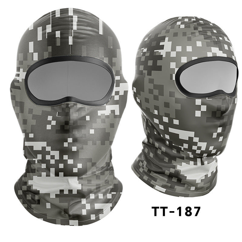 Cycling Windproof Hood Dust and Sun Protection Summer Camouflage Mask